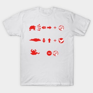 Street Fighter Moves - E.Honda T-Shirt